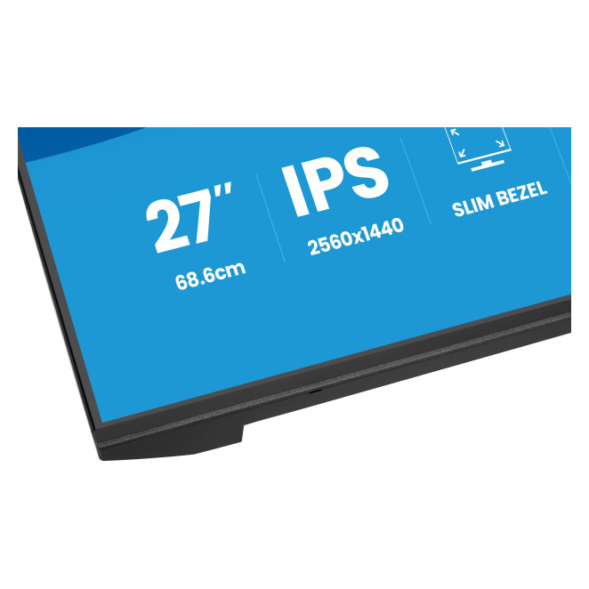 iiyama ProLite X2791QS-B1 pantalla para PC 68,6 cm (27") 2560 x 1440 Pixeles Quad HD LED Negro