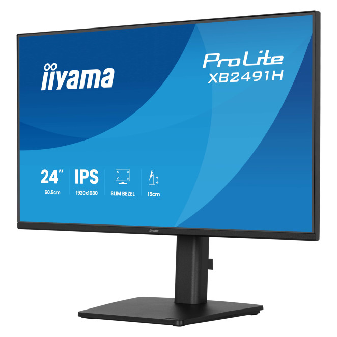 iiyama ProLite XB2491H-B1 pantalla para PC 60,5 cm (23.8") 1920 x 1080 Pixeles Full HD LCD Negro