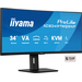 iiyama ProLite XCB3497WQSNP-B1 pantalla para PC 86,4 cm (34″) 3440 x 1440 Pixeles UltraWide Quad HD LED Negro