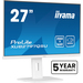 iiyama ProLite XUB2797QSU-W2 pantalla para PC 68,6 cm (27″) 2560 x 1440 Pixeles Quad HD LED Blanco