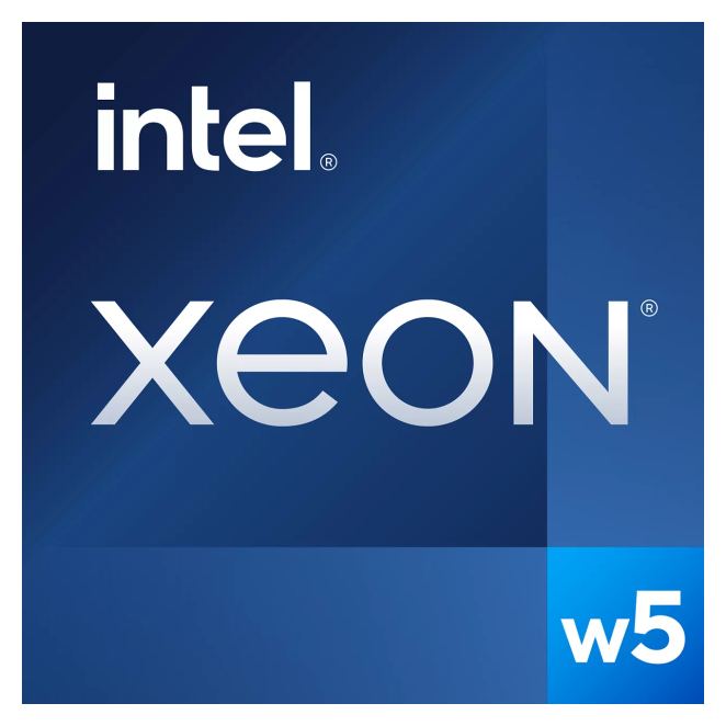 Procesador Intel Xeon w5-2555X, imagen frontal