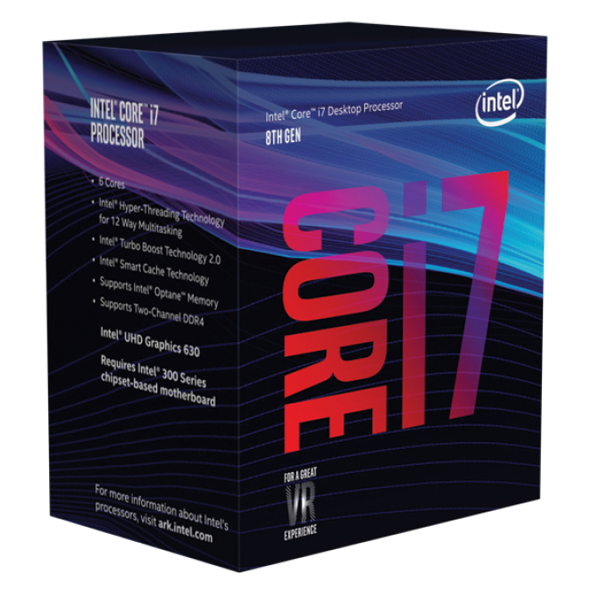 Intel Core i7-8700T procesador 2,4 GHz 12 MB Smart Cache Bandeja