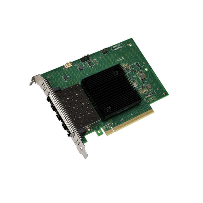Intel Ethernet Network Adapter E810-XXVDA4 Interno Fibra 25000 Mbit/s