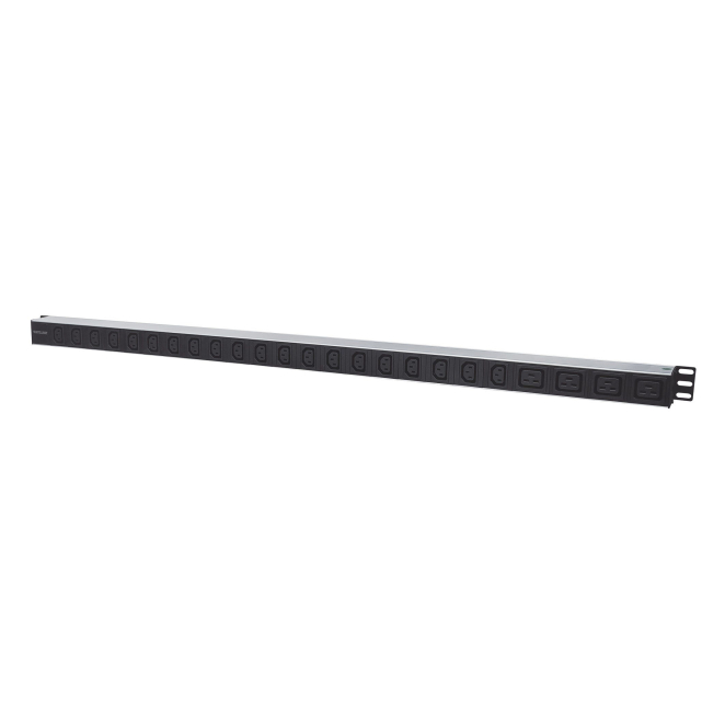 Intellinet 163675 unidad de distribución de energía (PDU) 24 salidas AC 32U Negro, Blanco