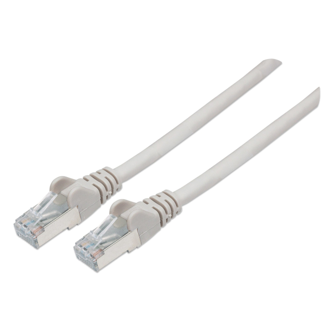 Intellinet 1m Cat6A S/FTP cable de red Gris S/FTP (S-STP)