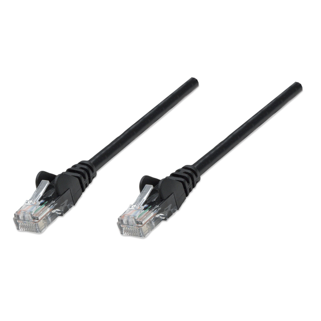 Intellinet 338387 cable de red Negro 1,5 m Cat5e U/UTP (UTP)