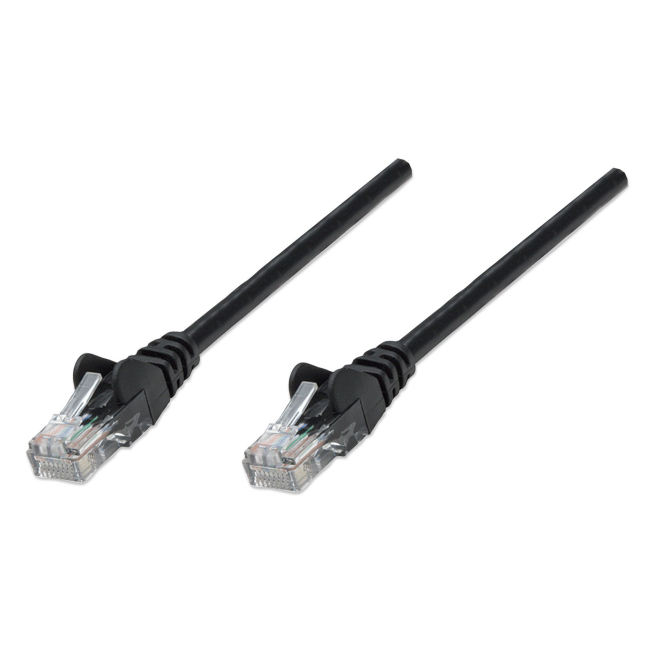 Intellinet 15m Cat6 cable de red Negro U/UTP (UTP)