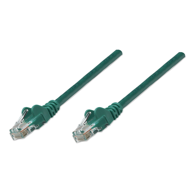 Intellinet Cat6, 1m cable de red Verde U/UTP (UTP)