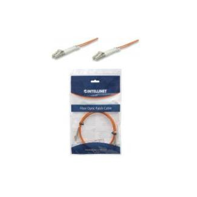 Intellinet 470322 Cable de fibra óptica e InfiniBand 3 m LC Naranja