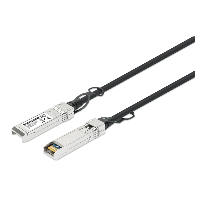 Intellinet 508452 Cable de fibra óptica e InfiniBand 5 m SFP+ Plata