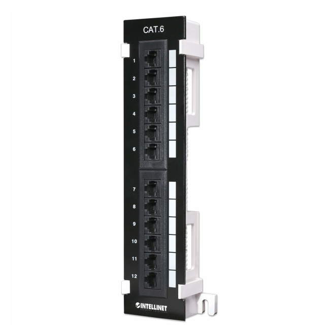 Intellinet Panel de Parcheo para Montaje en Pared Cat6