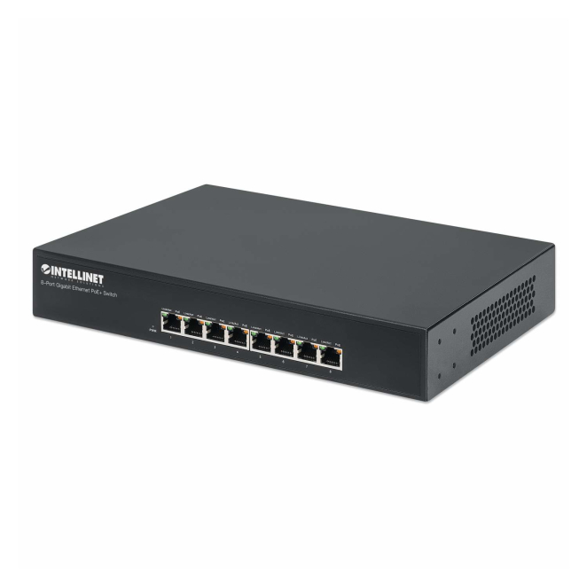 Intellinet Switch Gigabit PoE+ de 8 puertos