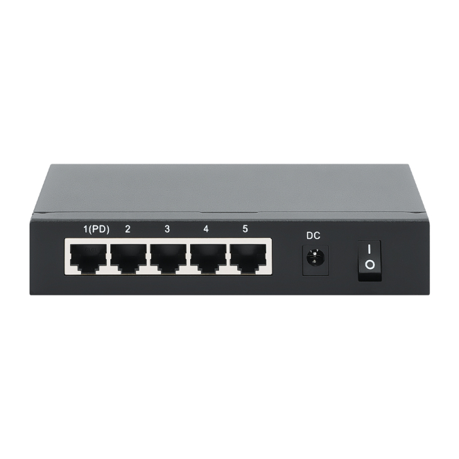 Intellinet PoE-Powered 5x Gigabit Gigabit Ethernet (10/100/1000) Energía sobre Ethernet (PoE) Negro