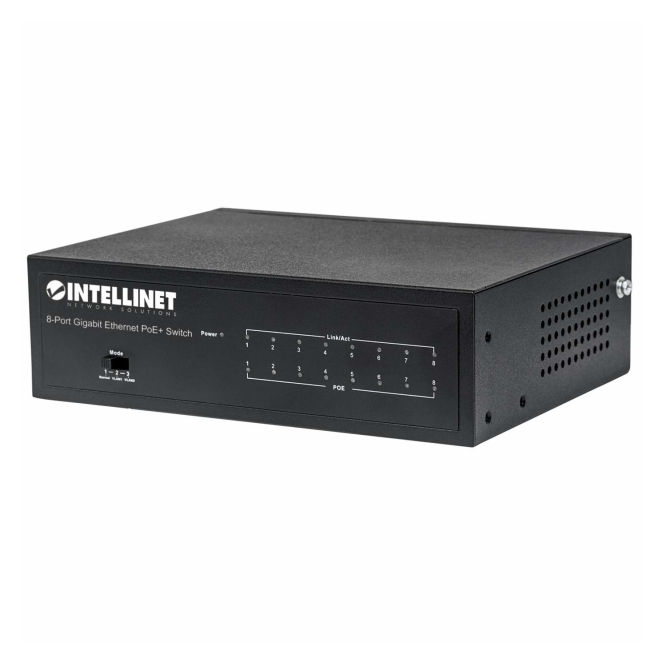 Intellinet Switch PoE+ Gigabit Ethernet de 8 puertos