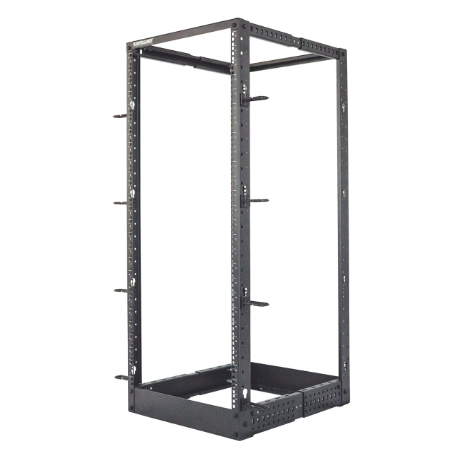Intellinet 714242 armario rack 26U Rack o bastidor independiente Negro