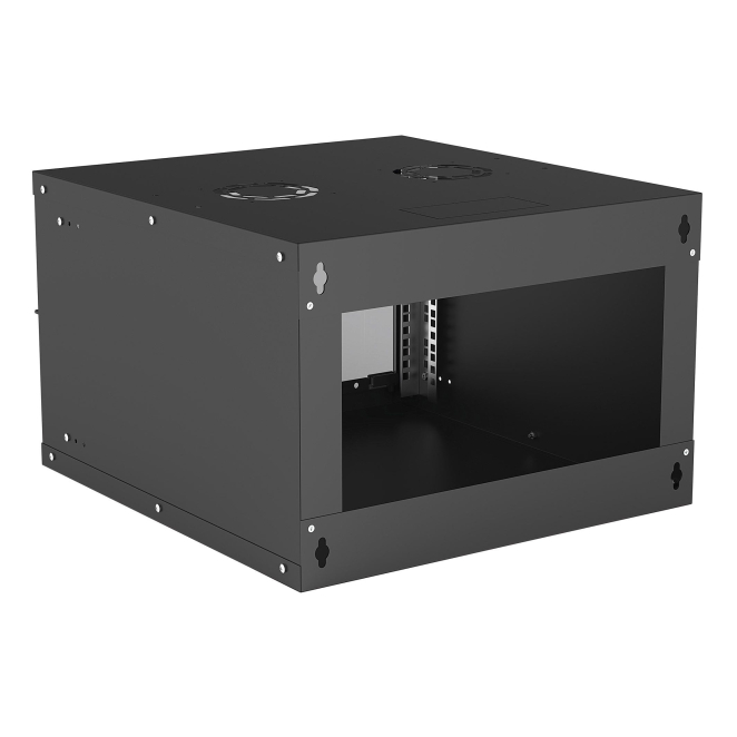 Intellinet 714785 armario rack 6U Bastidor de pared Negro