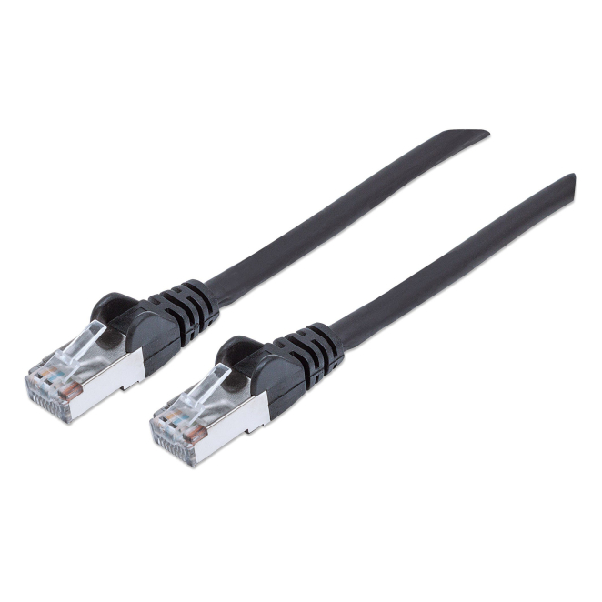 Intellinet 7.5m Cat6 S/FTP cable de red Negro 7,5 m S/FTP (S-STP)