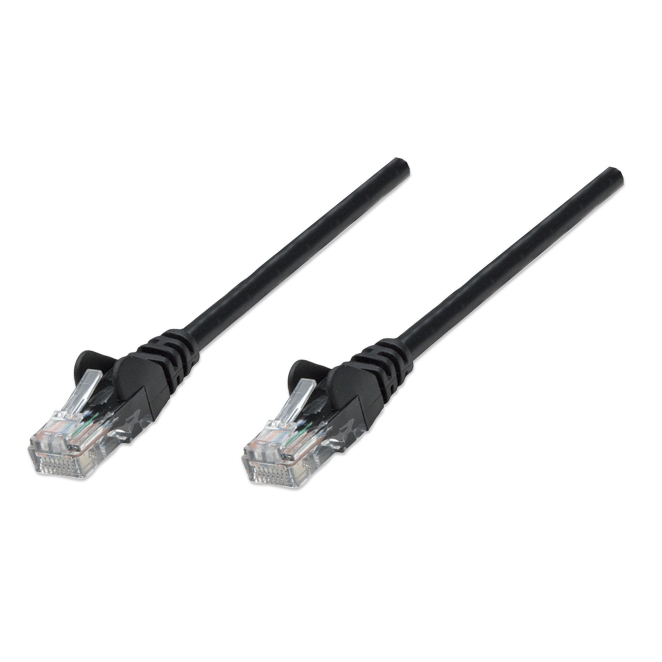 Intellinet Cat6A, SFTP, 0.25m cable de red Negro 0,25 m S/FTP (S-STP)