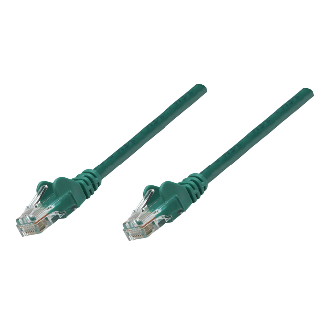 Intellinet Cat6, UTP, 0.25m cable de red Verde 0,25 m U/UTP (UTP)