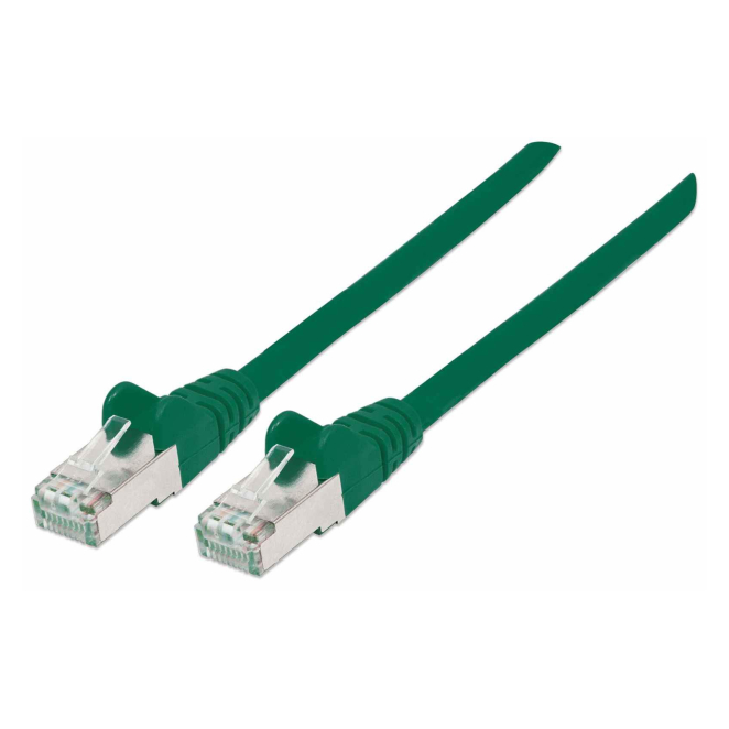 Intellinet 740654 cable de red Verde 0,5 m Cat7 S/FTP (S-STP)