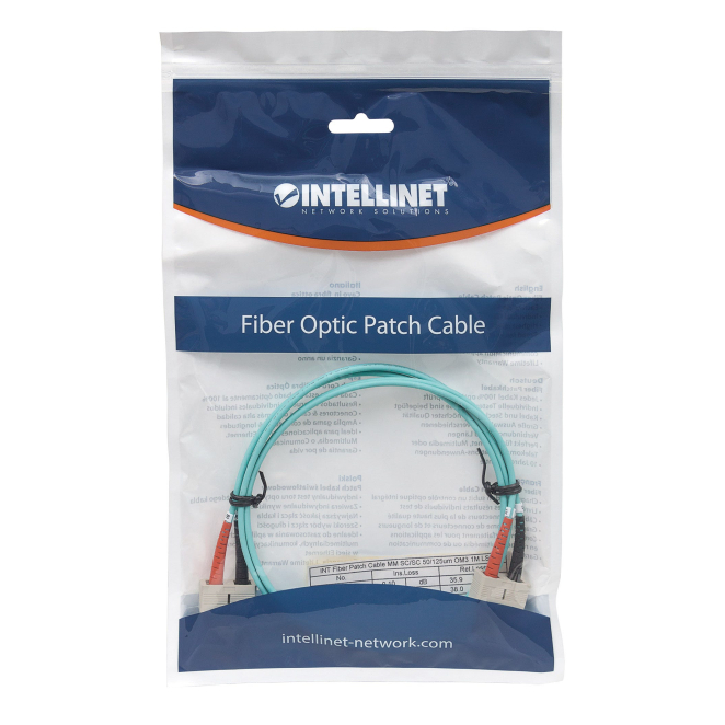 Intellinet 751025 cable de fibra óptica e InfiniBand experiencia