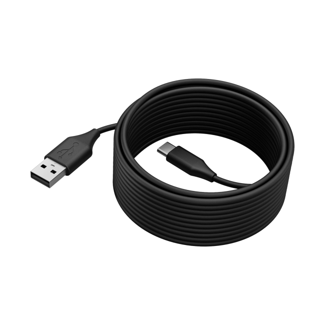 Jabra 14202-11 cable USB USB 2.0 5 m USB C USB A Negro