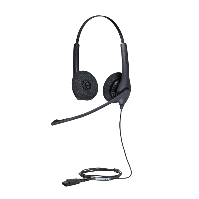 Jabra Biz 1500 Auriculares Alámbrico Diadema Oficina/Centro de llamadas Bluetooth Negro
