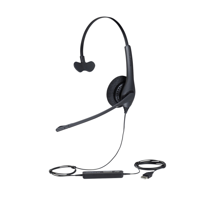 Jabra Biz 1500 Auriculares Alámbrico Diadema Oficina/Centro de llamadas Bluetooth Negro
