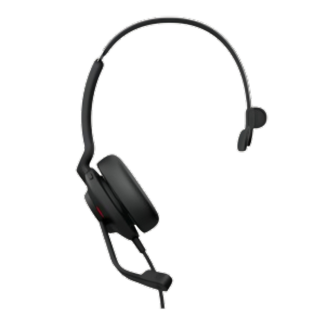 Jabra Evolve2 30 SE USB C/A UC Mono Auriculares Alámbrico De mano Oficina/Centro de llamadas USB Type-C / USB Type-A Negro