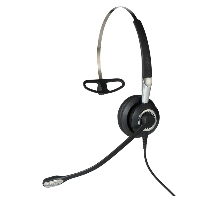 Jabra BIZ 2400 II Auriculares Alámbrico Banda para cuello, gancho de oreja, Diadema Oficina/Centro de llamadas Negro, Plata