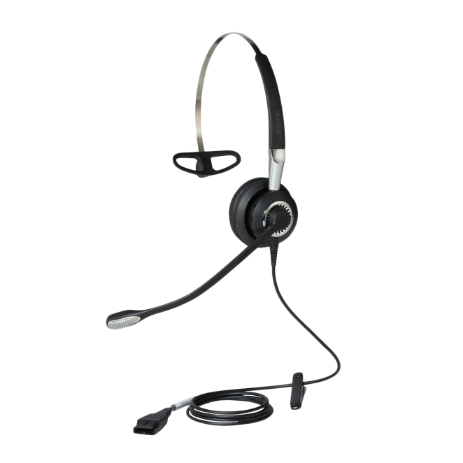 Jabra BIZ 2400 II Auriculares alámbrico para oficina y centro de llamadas - Negro, Plata