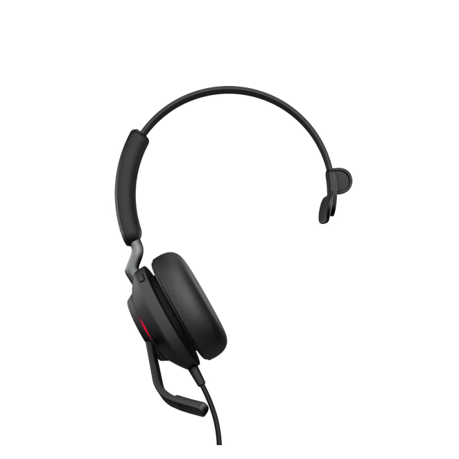 Jabra Evolve2 40 Auriculares Alámbrico Diadema Oficina/Centro de llamadas USB Tipo C Negro