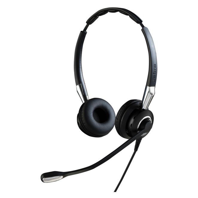 Jabra BIZ 2400 II Auriculares Alámbrico Diadema Oficina/Centro de llamadas Negro, Plata
