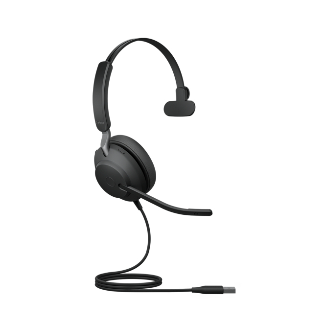 Jabra Evolve2 40 SE auriculares alámbrico diadema para llamadas y música USB tipo A negro