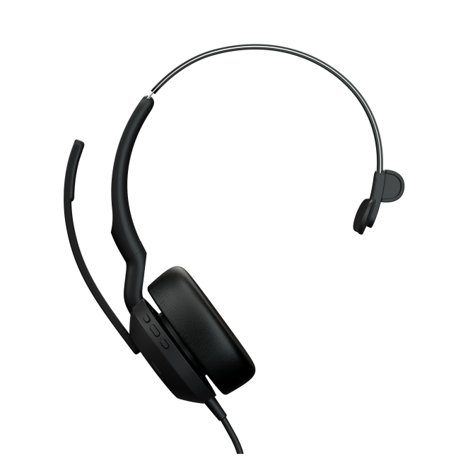 Jabra Evolve2 50 Auriculares Inalámbrico y alámbrico Diadema Oficina/Centro de llamadas USB tipo A Bluetooth Negro