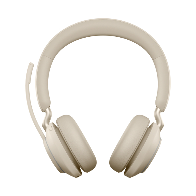 Jabra Evolve2 65 Auriculares Inalámbrico Diadema Oficina/Centro de llamadas USB tipo A Bluetooth Beige