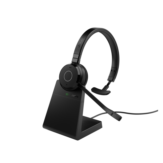 Jabra Evolve 65 TE Auriculares Inalámbrico y alámbrico Diadema Oficina/Centro de llamadas USB tipo A Bluetooth Base de carga Negro