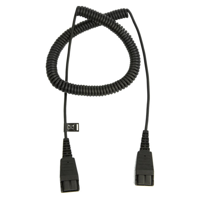 Jabra 8730-009 cable de audio 0,5 m QD Negro