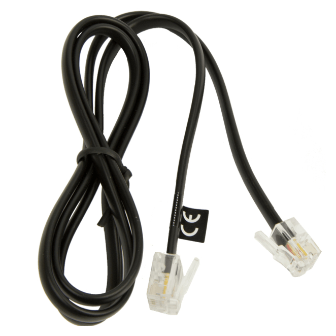 Jabra 8800-00-101 cable telefónico Negro