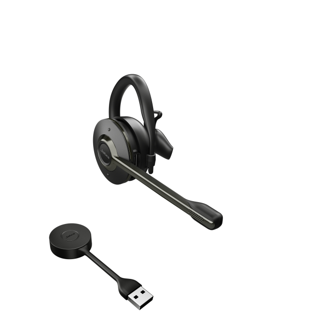 Jabra Engage 55 Auriculares Inalámbrico gancho de oreja Oficina/Centro de llamadas Negro, Titanio