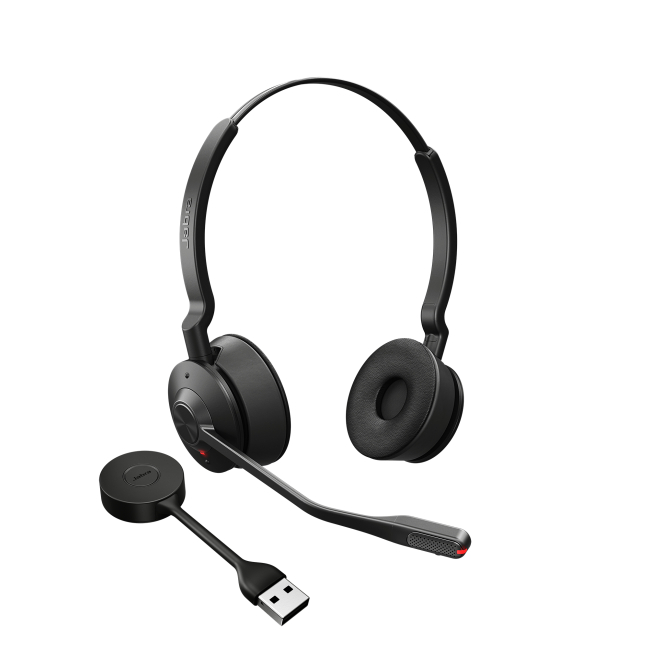 Jabra Engage 55 Auriculares Inalámbrico Diadema Oficina/Centro de llamadas Negro, Titanio