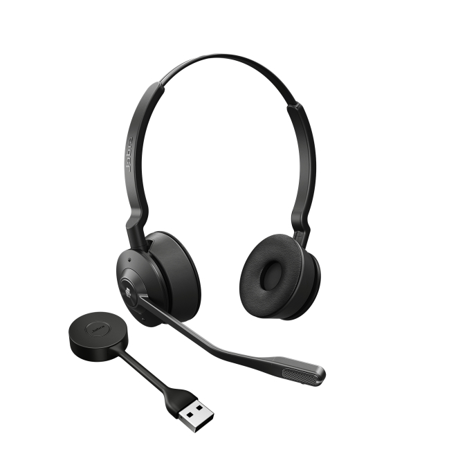 Jabra Engage 55 Auriculares Inalámbrico Diadema Oficina/Centro de llamadas Negro, Titanio