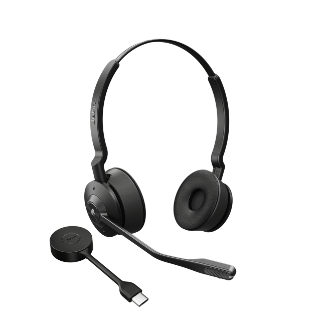 Jabra Engage 55 Auriculares Inalámbrico Diadema Oficina/Centro de llamadas Negro, Titanio