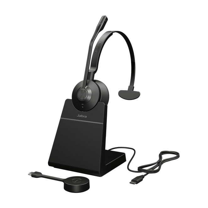 Jabra Engage 55 SE Auriculares Inalámbrico Diadema Oficina/Centro de llamadas Negro