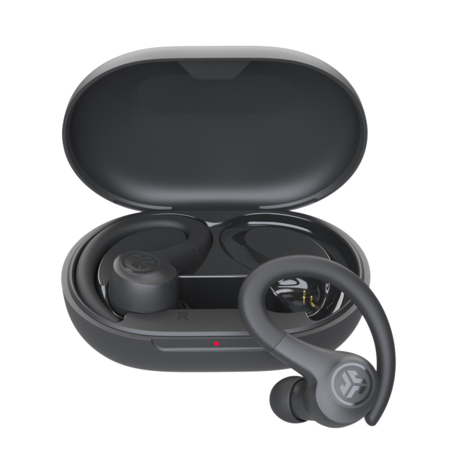 JLab Go Air Sport True Wireless Auriculares True Wireless Stereo (TWS) gancho de oreja Deportes Bluetooth Grafito