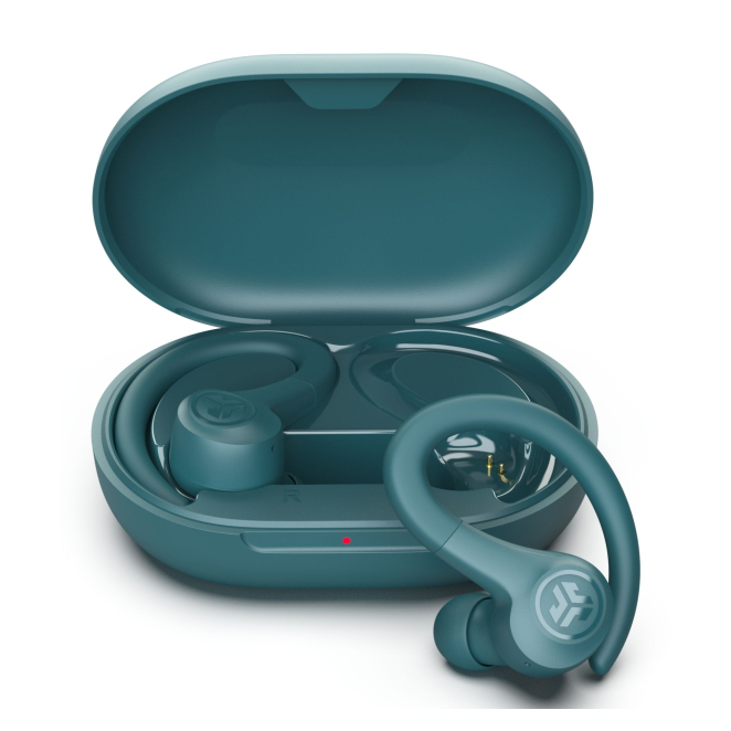 JLab Go Air Sport Auriculares True Wireless Stereo (TWS) gancho de oreja Deportes Bluetooth Verde azulado