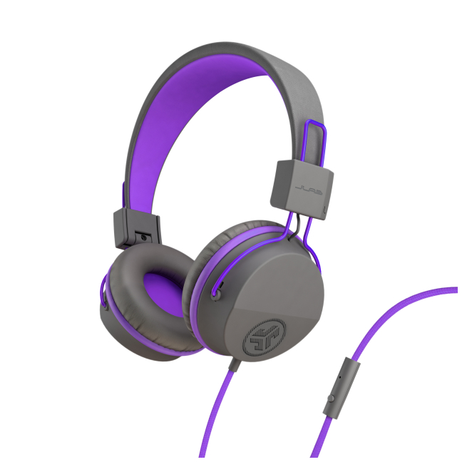 JLab IEUHJKSTUDIORGRYPRP6 auricular y casco Auriculares Alámbrico Diadema Música Azul, Grafito, Púrpura