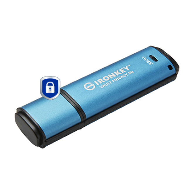 Kingston Technology IronKey 32GB Vault Privacy 50 en contexto de trabajo