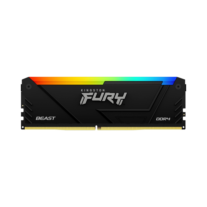 Kingston Technology FURY Beast 16GB 3200MT/s DDR4 CL16 DIMM 1Gx8 RGB