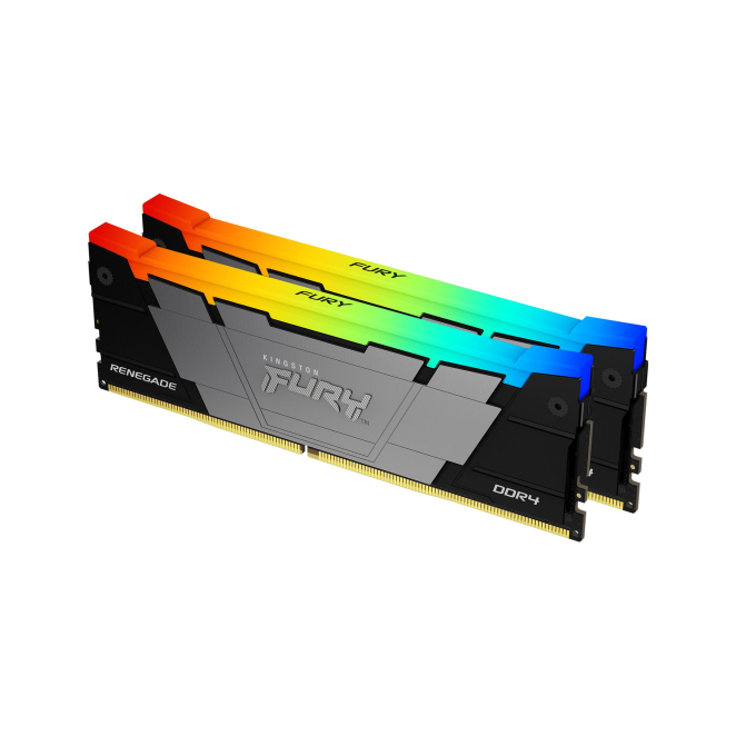 Kingston Technology FURY 16 GB 3200 MT/s DDR4 CL16 DIMM (Kit de 2) Renegade RGB